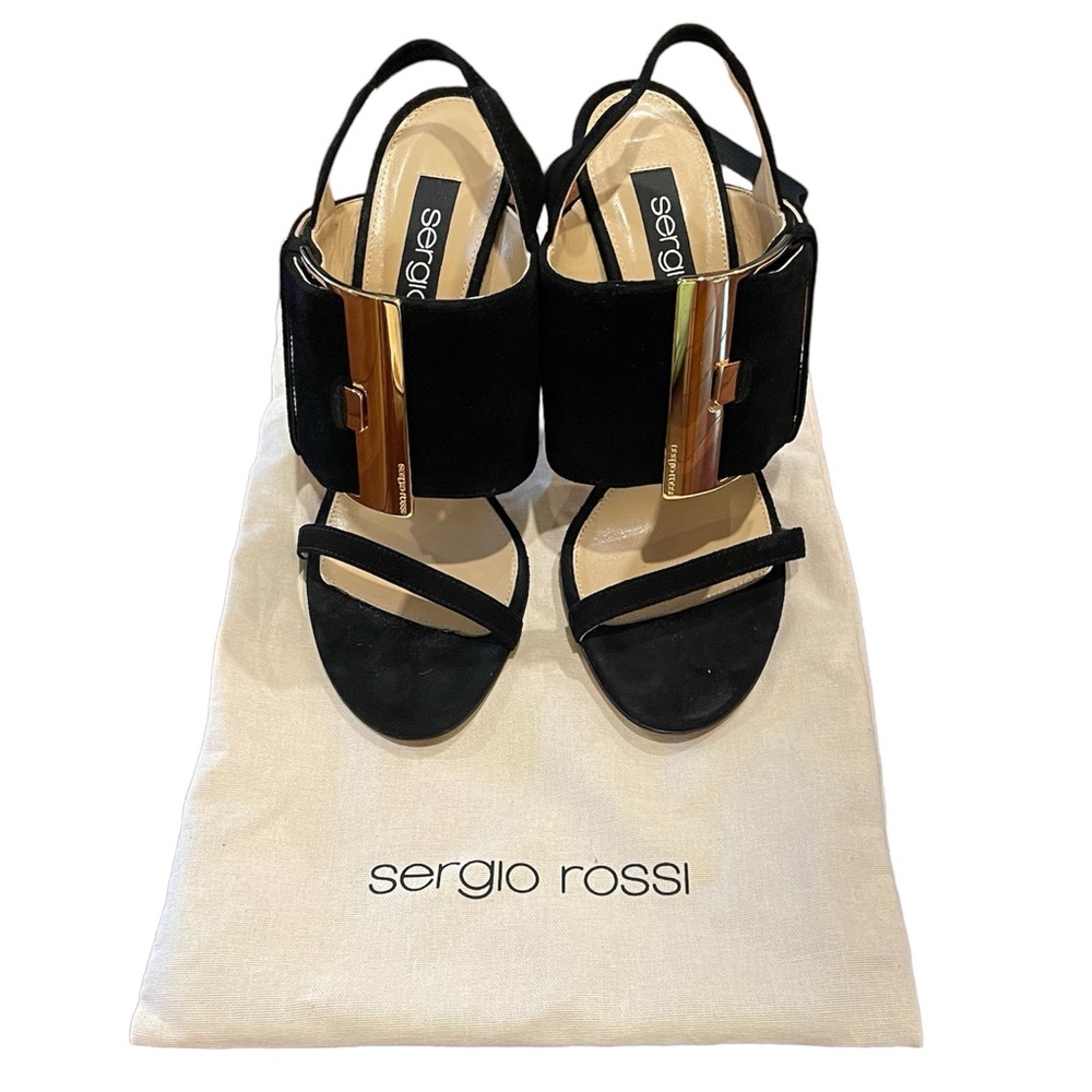 Sergio Rossi Velvet Heels